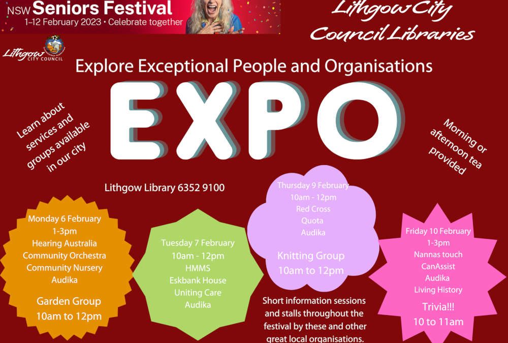Seniors Festival EXPO program